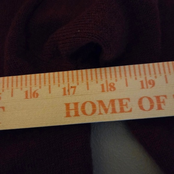 Athleta Women's Crew Neck Merino Wool Sweater - Burgundy Size XS - Picture 9 of 11